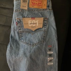brand new 501 original levi’s jeans size 36x34